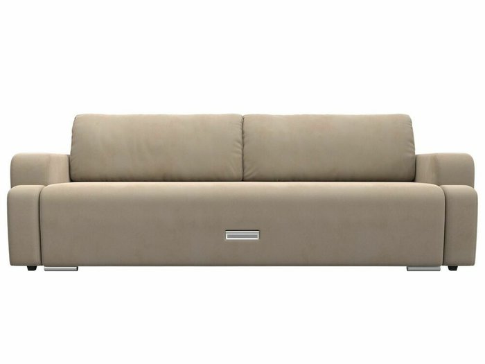 Прямой диван-кровать Ника бежевого цвета - купить Прямые диваны по цене 42999.0