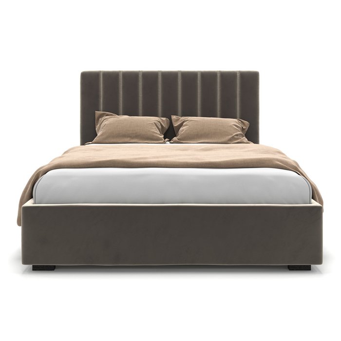 Кровать Elle серого цвета 140х200 - купить Кровати для спальни по цене 58900.0