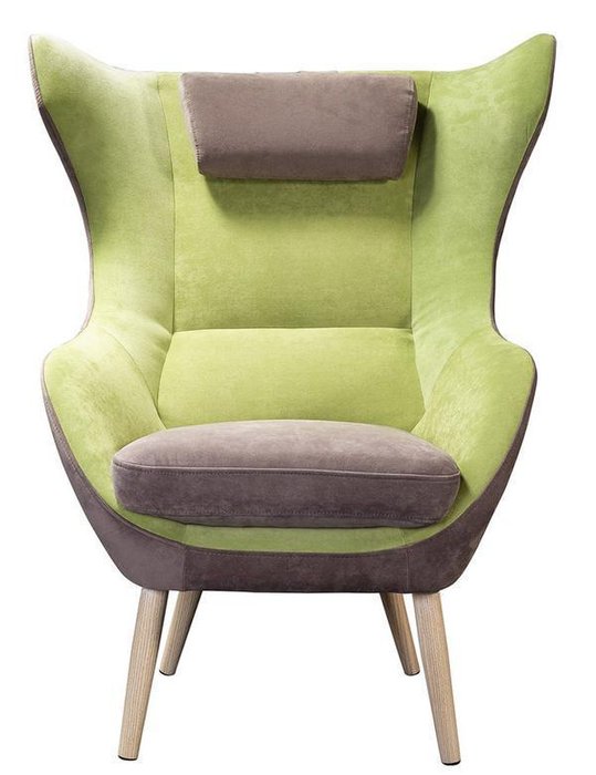 Кресло Сканди-2 Грин серо-зеленого цвета - лучшие Интерьерные кресла в INMYROOM