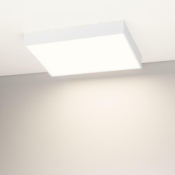 Потолочный светодиодный светильник Arlight SP-Quadro-S500x500-50W Warm3000 034800 - лучшие Потолочные светильники в INMYROOM