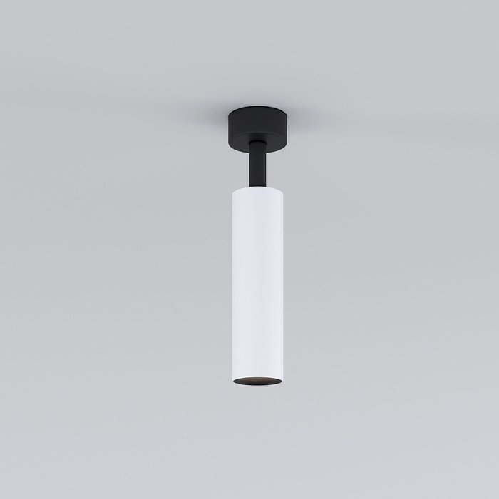 Накладной светодиодный светильник Diffe 1 бело-черного цвета - купить Накладные споты по цене 2480.0