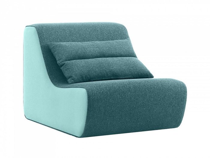 Кресло Neya бирюзово-синего цвета