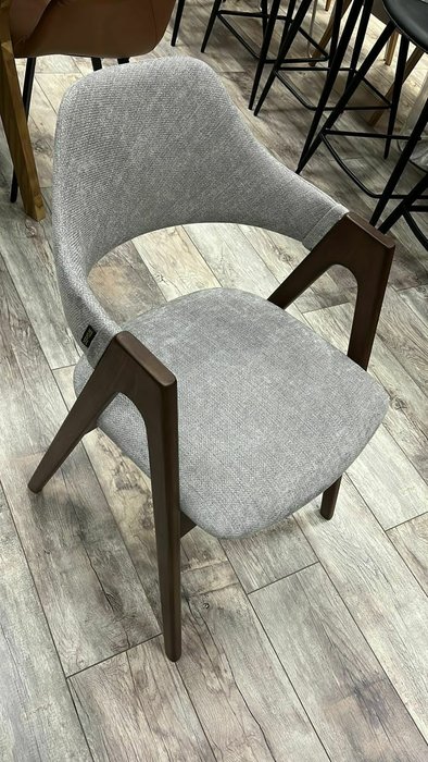 Стул Белфаст серо-коричневого цвета - лучшие Обеденные стулья в INMYROOM