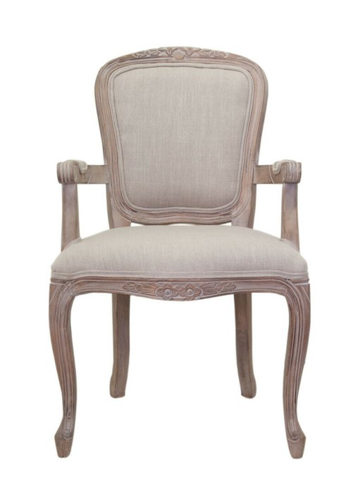 Стул с подлокотниками Gran arm beige бежевого цвета Стул с подлокотниками Gran arm beige бежевого цвета