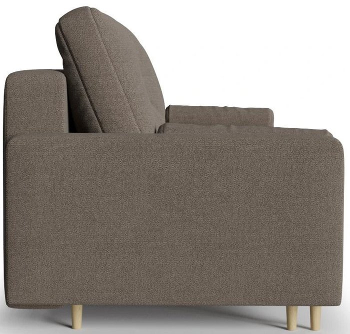 Диван-кровать прямой Белфаст unit Brown коричневого цвета - лучшие Прямые диваны в INMYROOM