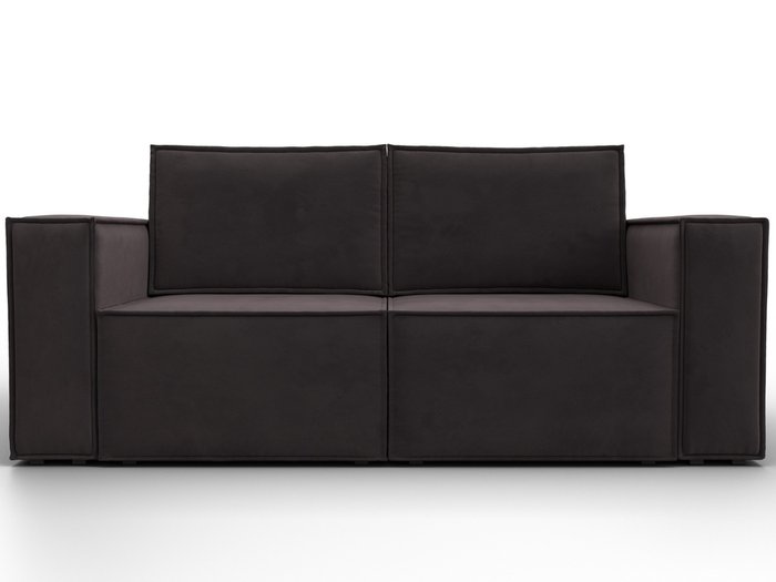 Диван-кровать Куба мини темно-коричневого цвета - купить Прямые диваны по цене 68990 Диван-кровать Куба мини темно-коричневого цвета - купить Прямые диваны по цене 68990