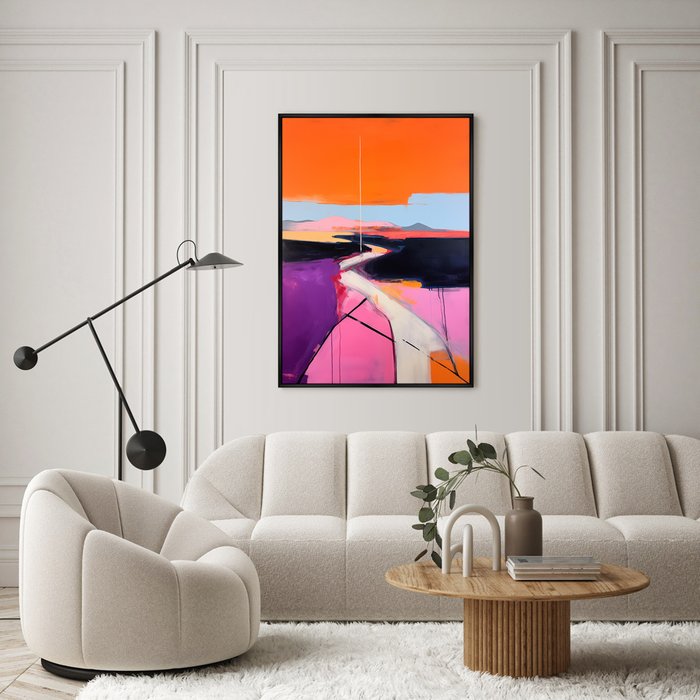 Репродукция картины Landscape collection, Lines of the heat, No 1, 2024г. - лучшие Картины в INMYROOM