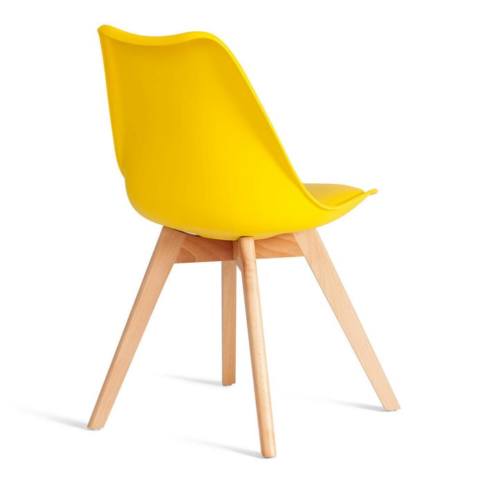 Стул Tulip желтого цвета - лучшие Обеденные стулья в INMYROOM