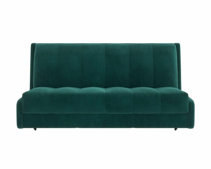 Диван-кровать Венеция НзПБ изумрудного цвета - купить Прямые диваны по цене 64990.0