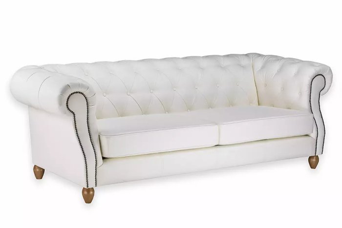 Прямой диван Прадо Премиум белого цвета - купить Прямые диваны по цене 117970.0