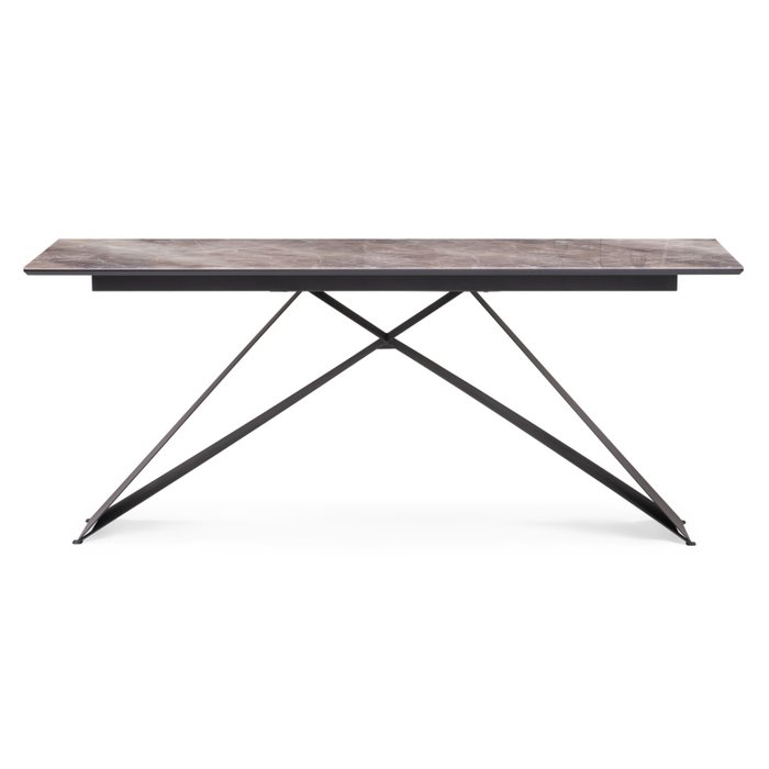 Обеденный стол Ноттингем черно-коричневого цвета - купить Обеденные столы по цене 43790.0