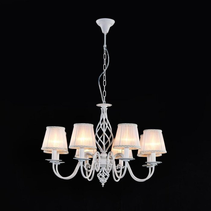 Citilux Ровена CL427180 Люстра с абажурами Белая Citilux Ровена CL427180 Люстра с абажурами Белая