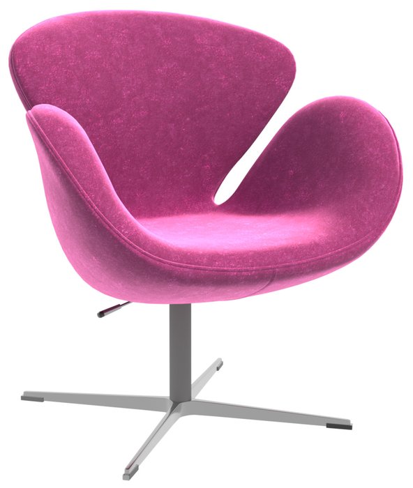 Кресло Эми темно-розового цвета