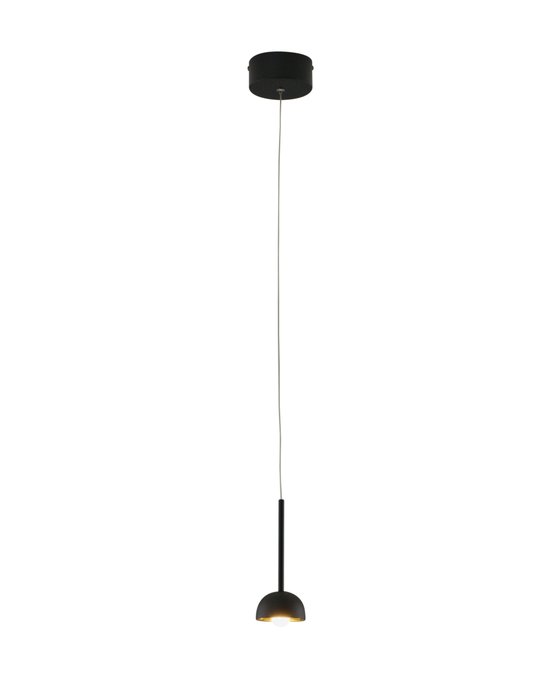 Подвесной светодиодный светильник Fiona черного цвета