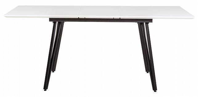 Обеденный раздвижной стол Диего бело-черного цвета - лучшие Обеденные столы в INMYROOM