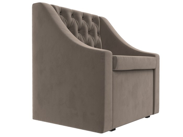 Кресло Мерлин с ящиком светло-коричневого цвета - лучшие Интерьерные кресла в INMYROOM
