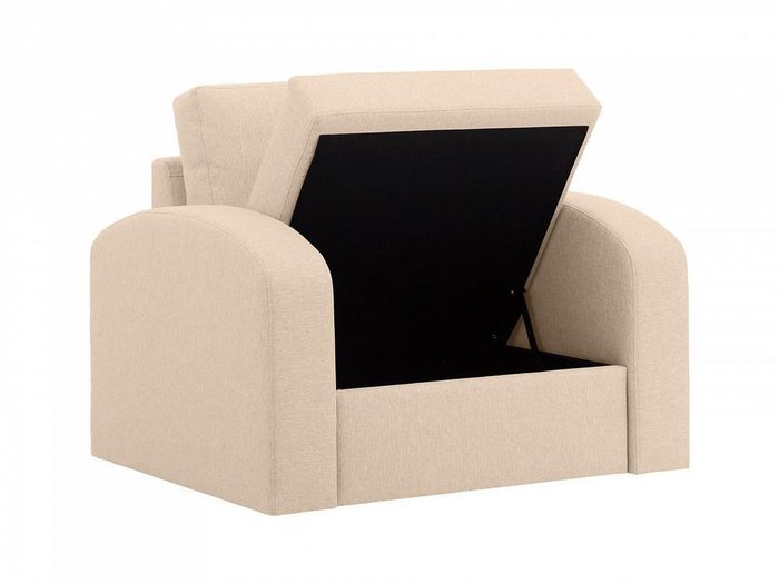 Кресло Peterhof светло-бежевого цвета с ёмкостью для хранения - лучшие Интерьерные кресла в INMYROOM