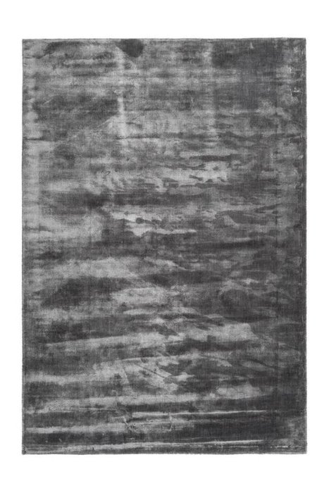 Однотонный ковер Bamboo серого цвета 160х230