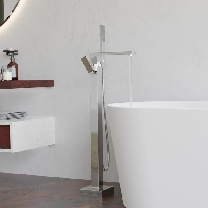 Напольный смеситель для ванны с душем Shower Panels - купить Душевые системы по цене 58257.0