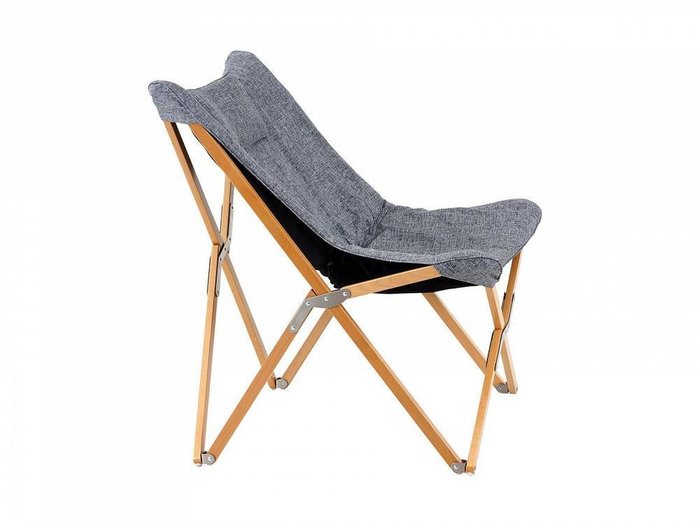 Кресло шезлонг Shato серого цвета - лучшие Садовые кресла в INMYROOM
