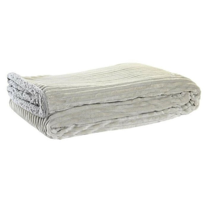 Покрывало DKD Home Decor Бежевый Темно-серый гора 150 x 200 x 2 см