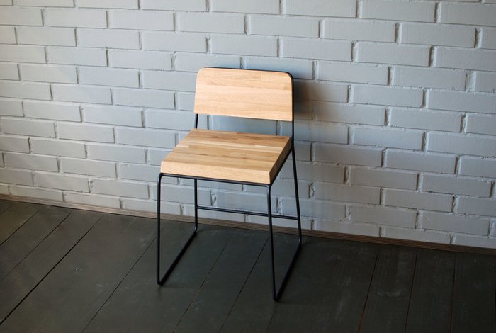 Стул Air черно-бежевого цвета - купить Обеденные стулья по цене 9300.0