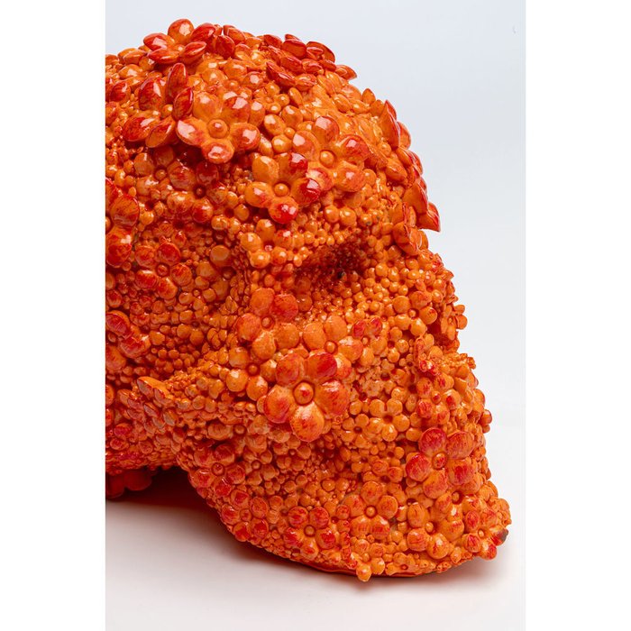 Копилка Skull оранжевого цвета - лучшие Фигуры и статуэтки в INMYROOM