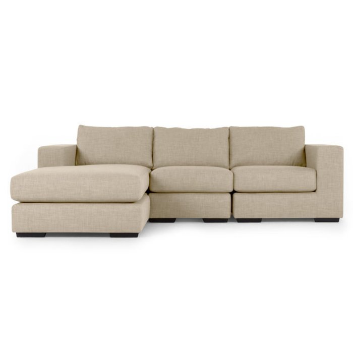Угловой диван Morti бежевого цвета - купить Угловые диваны по цене 86300.0