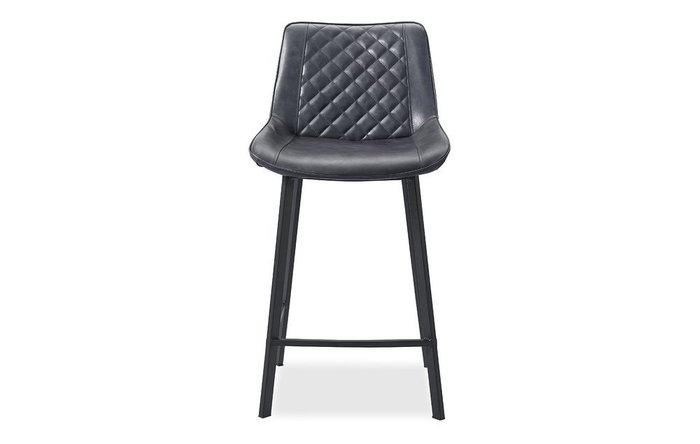Стул полубарный Trix темно-серого цвета - лучшие Барные стулья в INMYROOM