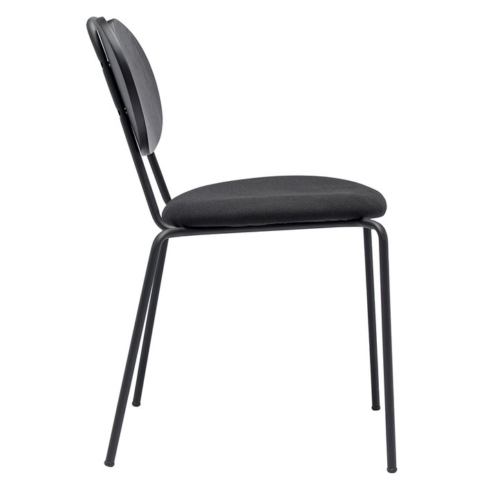 Стул Hillen черного цвета - лучшие Обеденные стулья в INMYROOM