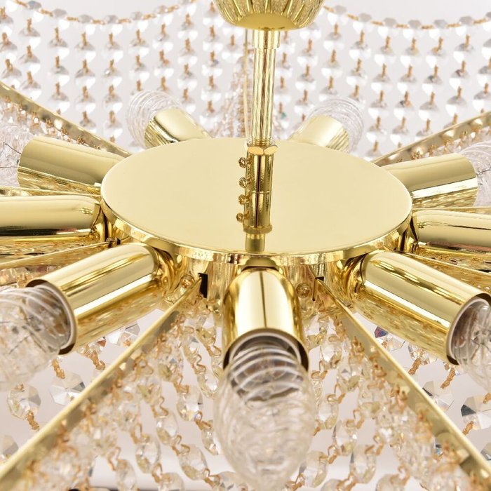 Хрустальная люстра 778/58 G (хрусталь, цвет прозрачный) - лучшие Подвесные люстры в INMYROOM Хрустальная люстра 778/58 G (хрусталь, цвет прозрачный) - лучшие Подвесные люстры в INMYROOM