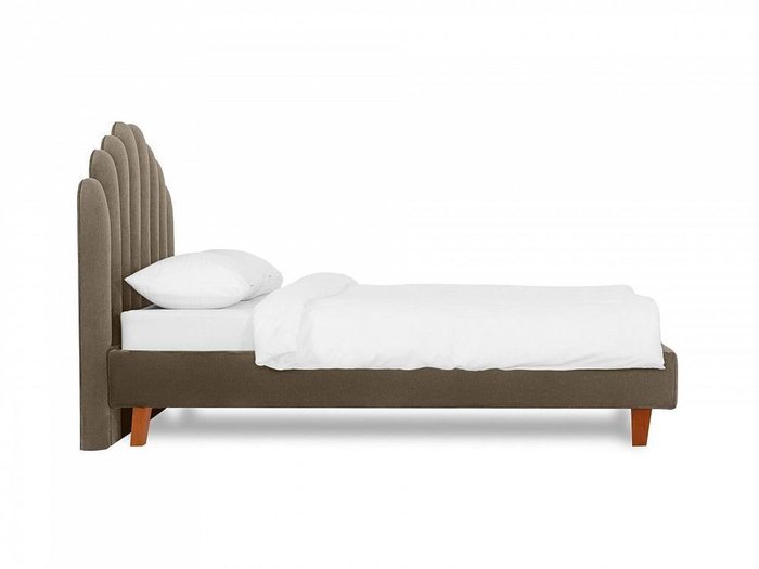 Кровать Queen II Sharlotta L 160х200 коричневого цвета - лучшие Кровати для спальни в INMYROOM