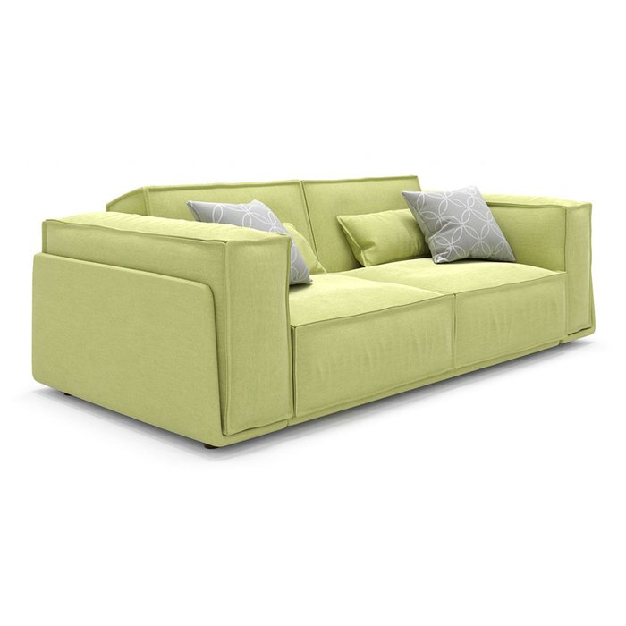  Диван-кровать Vento Classic long двухместный зеленого цвета - купить Прямые диваны по цене 120100.0