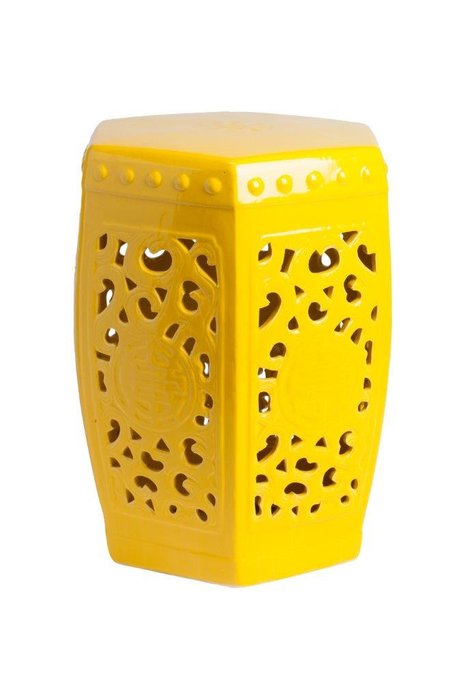 Керамический столик-табурет Design Stool  Yellow