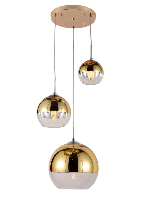 Подвесной светильник Veroni золотого цвета - купить Подвесные люстры по цене 13200.0