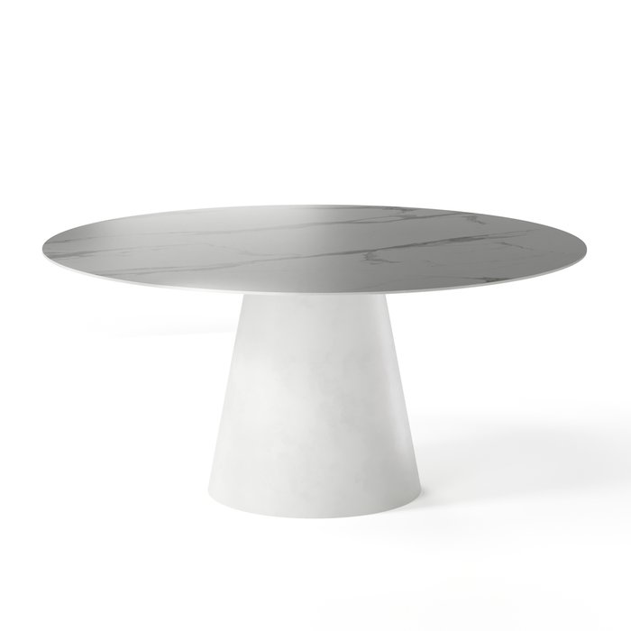 Обеденный стол Алькор M белого цвета