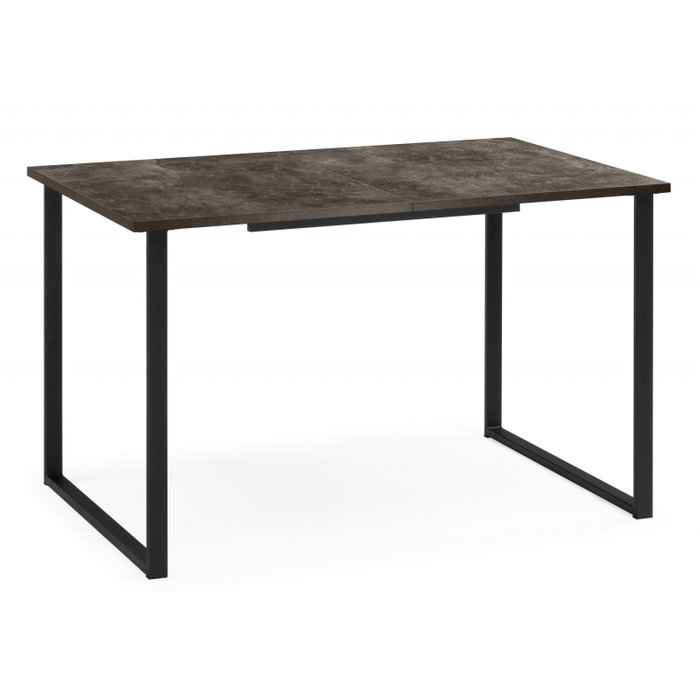 Раздвижной обеденный стол Лиман 117 серо-черного цвета Раздвижной обеденный стол Лиман 117 серо-черного цвета