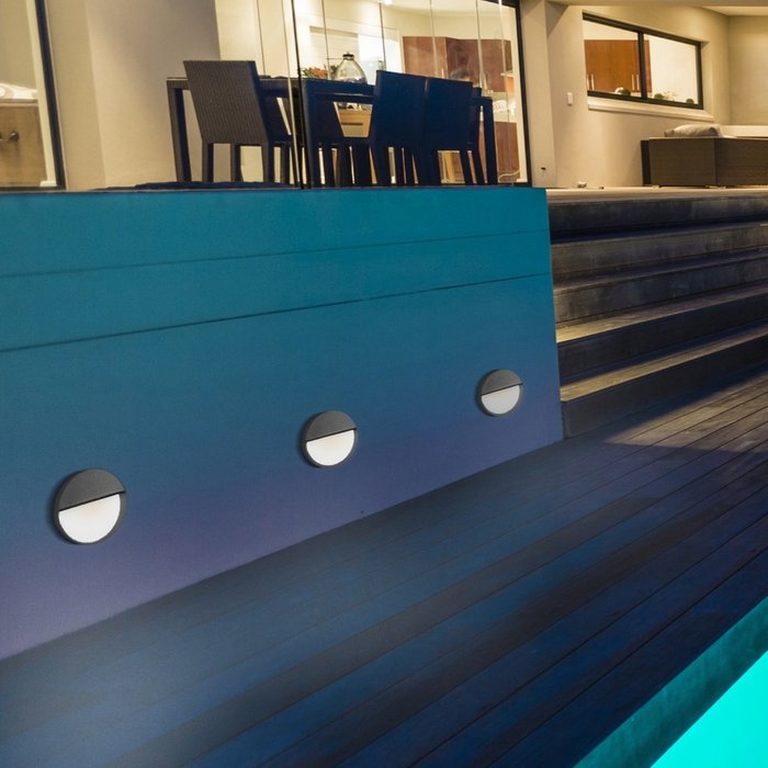 Подсветка для лестниц и ступеней Baker 7017 (алюминий, цвет серый) - лучшие Бра и настенные светильники в INMYROOM