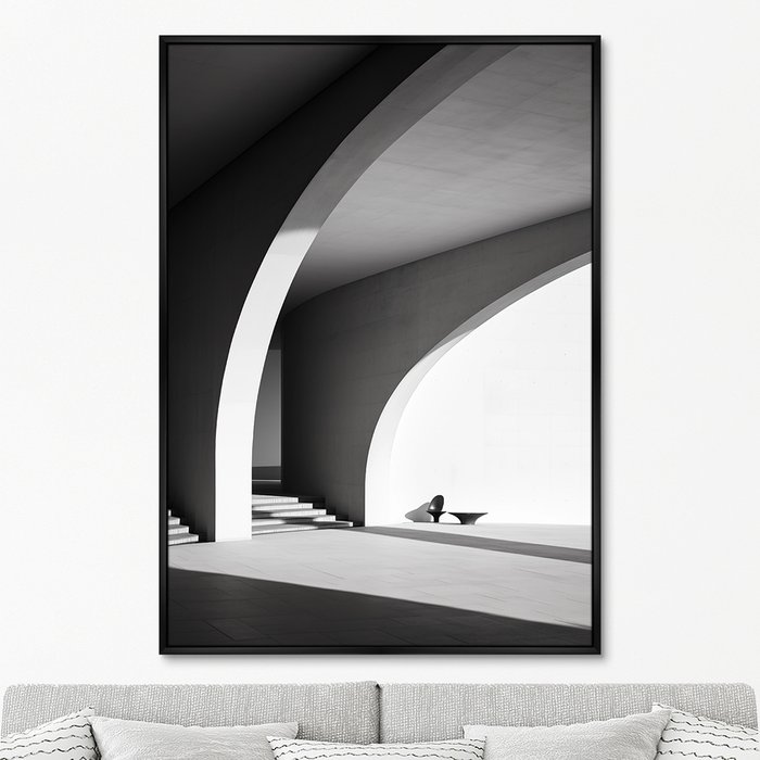 Репродукция картины Architecture, curves of arches, No 1, 2024г. - купить Картины по цене 24999.0