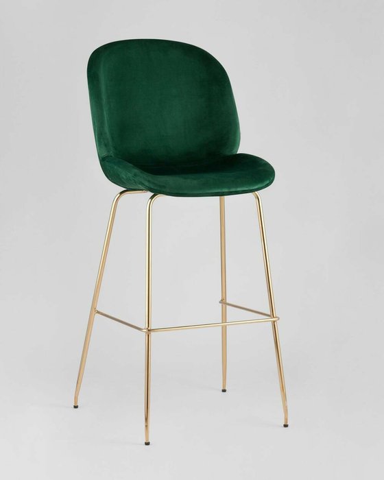 Стул барный Beetle зеленого цвета - купить Барные стулья по цене 8490.0