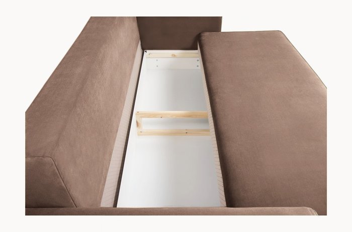 Диван-кровать Санремо коричневого цвета - лучшие Прямые диваны в INMYROOM