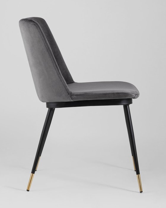 Стул Мелисса темно-серого цвета - лучшие Обеденные стулья в INMYROOM