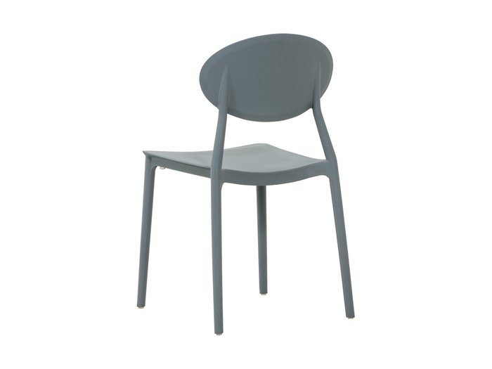 Стул пластиковый Toby серого цвета - купить Обеденные стулья по цене 3490.0