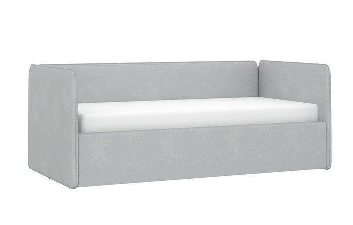Кровать Кеноша 90х190 серого цвета - купить Кровати для спальни по цене 60929.0