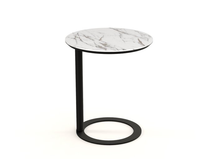 Кофейный столик Vissor бело-черного цвета - купить Кофейные столики по цене 43597.0