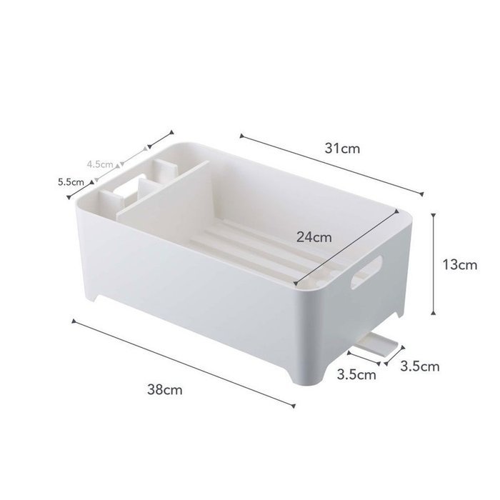 Подставка для сушки посуды Tower белого цвета - купить Аксессуары для кухни по цене 3032.0