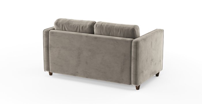 Двухместный раскладной диван Scott MTR  серого цвета - лучшие Прямые диваны в INMYROOM
