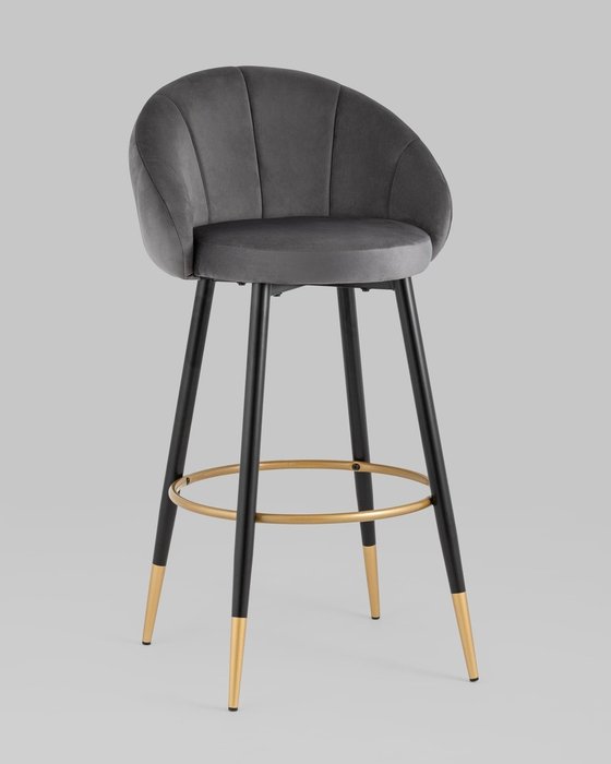 Стул барный Наоми серого цвета - купить Барные стулья по цене 7590.0