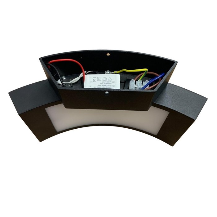Уличный настенный светильник Uniel ULU-S72A-14W/4000K IP65 BLACK UL-00009355 - купить Настенные уличные светильники по цене 3471.0