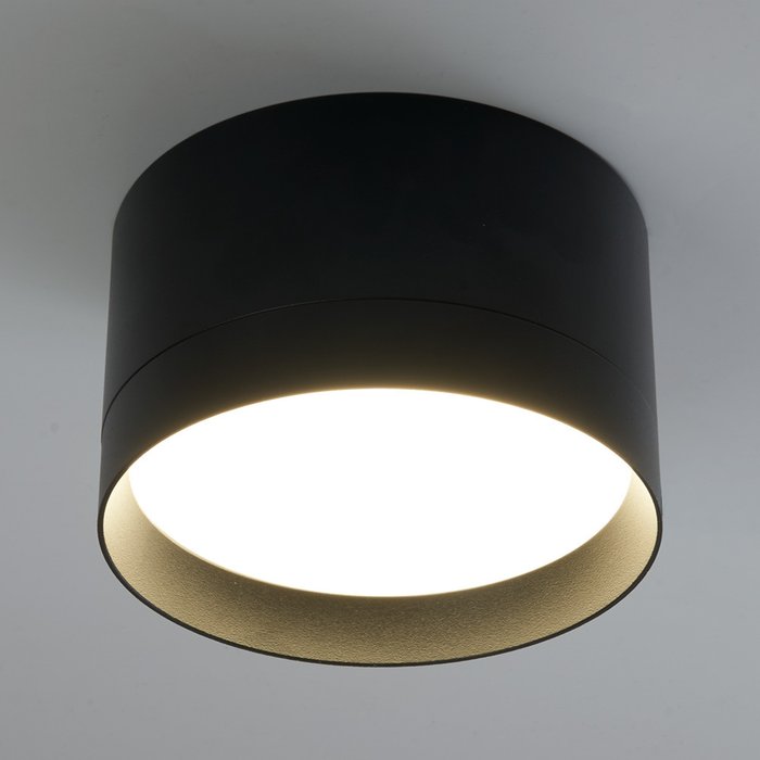 Накладной светильник HL370 48298 (алюминий, цвет черный) - лучшие Накладные споты в INMYROOM